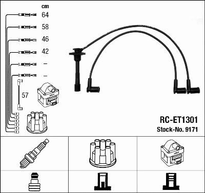 Ignition Cable Kit (9171)