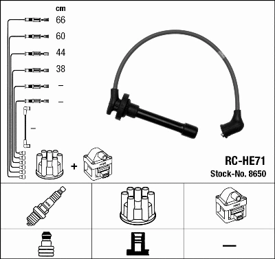 Ignition Cable Kit (8650)