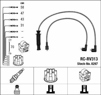 Ignition Cable Kit (8297)