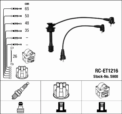 Ignition Cable Kit (5908)