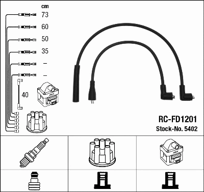 Ignition Cable Kit (5402)