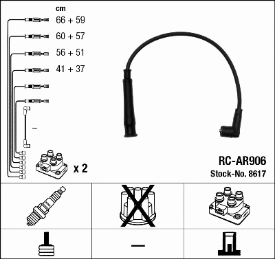 Ignition Cable Kit (8617)