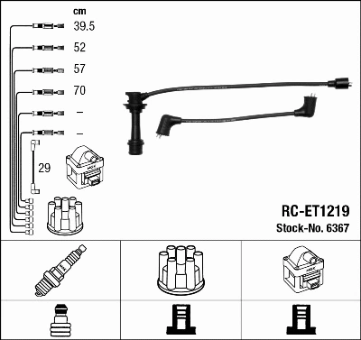 Ignition Cable Kit (6367)
