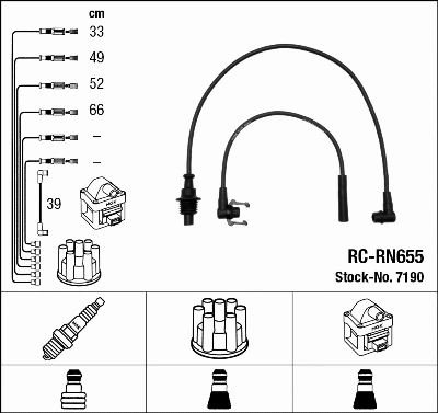 Ignition Cable Kit (7190)