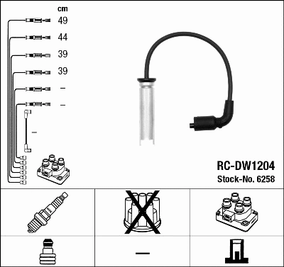 Ignition Cable Kit (6258)