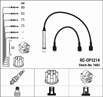 Ignition Cable Kit (1683)