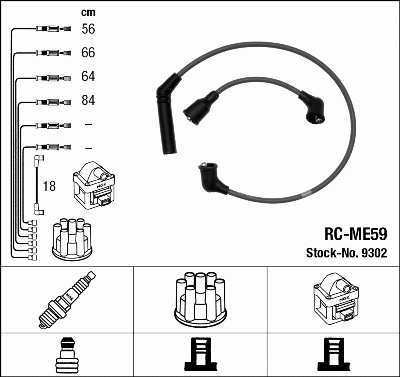 Ignition Cable Kit (9302)