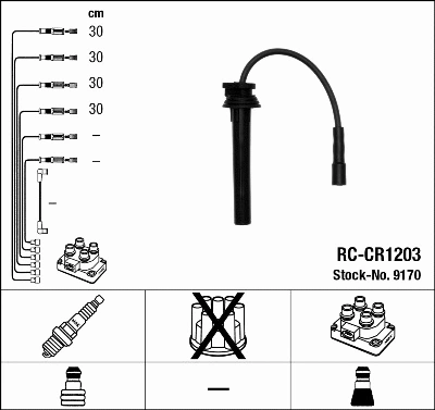 Ignition Cable Kit (9170)