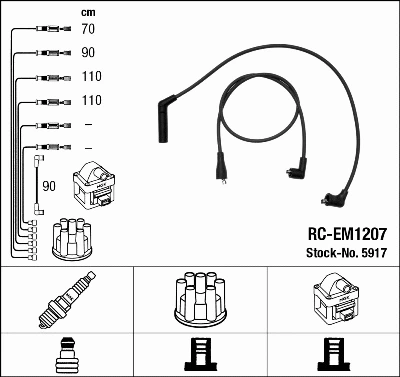 Ignition Cable Kit (5917)