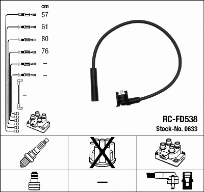 Ignition Cable Kit (0633)