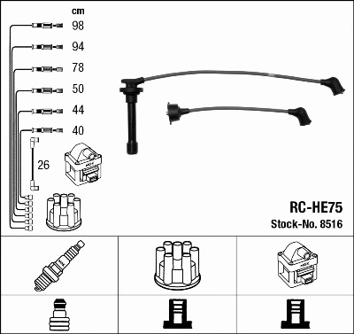 Ignition Cable Kit (8516)