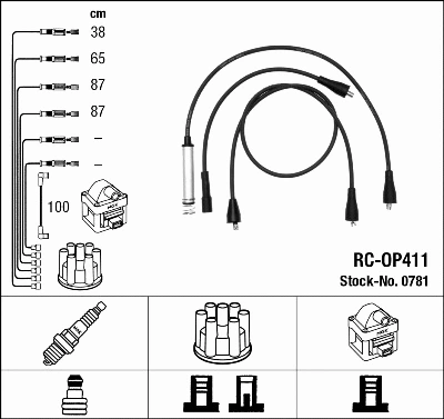 Ignition Cable Kit (0781)