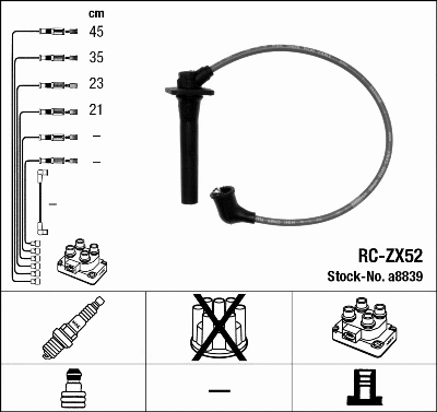 Ignition Cable Kit (8839)