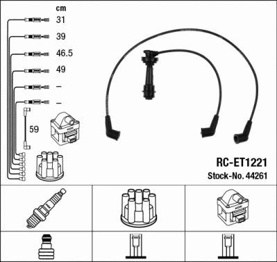 Ignition Cable Kit (44261)