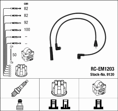 Ignition Cable Kit (9120)