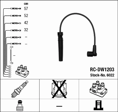 Ignition Cable Kit (6022)