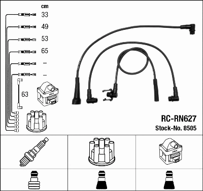 Ignition Cable Kit (8505)