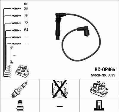 Ignition Cable Kit (0835)