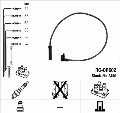 Ignition Cable Kit (8480)