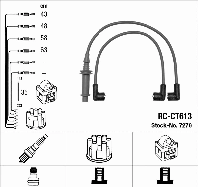 Ignition Cable Kit (7276)