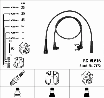 Ignition Cable Kit (7172)