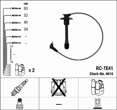 Ignition Cable Kit (9616)