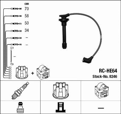 Ignition Cable Kit (8246)
