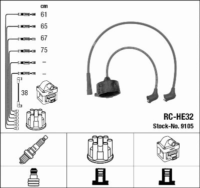 Ignition Cable Kit (9105)