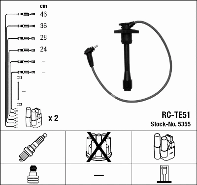 Ignition Cable Kit (5355)