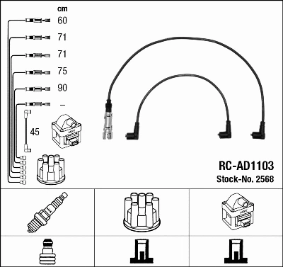 Ignition Cable Kit (2568)
