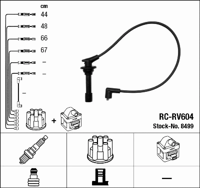 Ignition Cable Kit (8499)