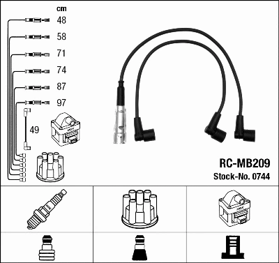 Ignition Cable Kit (0744)