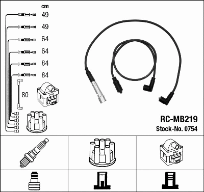 Ignition Cable Kit (0754)