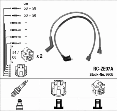 Ignition Cable Kit (9905)