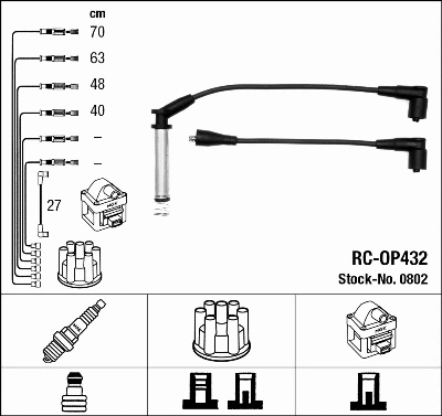 Ignition Cable Kit (0802)