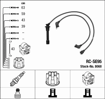 Ignition Cable Kit (8068)