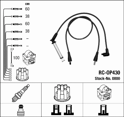 Ignition Cable Kit (0800)