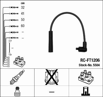 Ignition Cable Kit (5504)