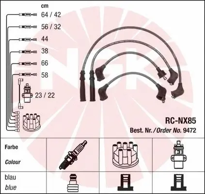 Ignition Cable Kit (9472)