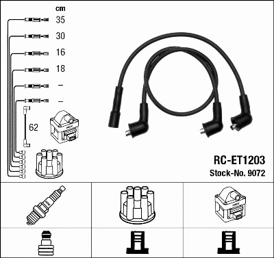 Ignition Cable Kit (9072)