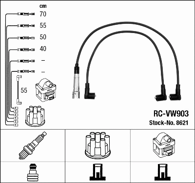 Ignition Cable Kit (8621)