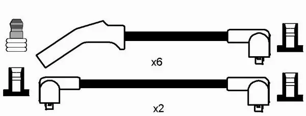 Ignition Cable Kit (7406)