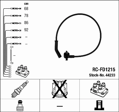 Ignition Cable Kit (44233)