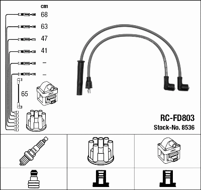 Ignition Cable Kit (8536)