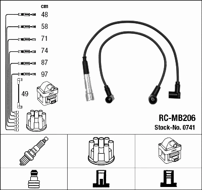 Ignition Cable Kit (0741)