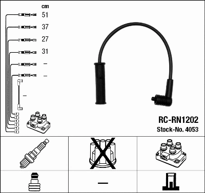 Ignition Cable Kit (4053)