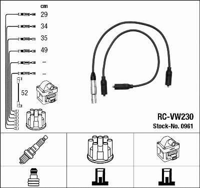 Ignition Cable Kit (0961)