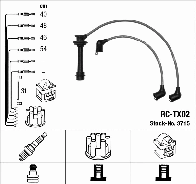 Ignition Cable Kit (3715)
