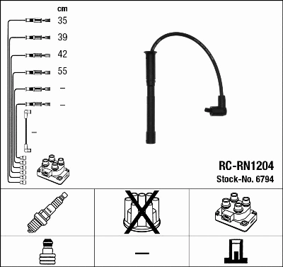 Ignition Cable Kit (6794)