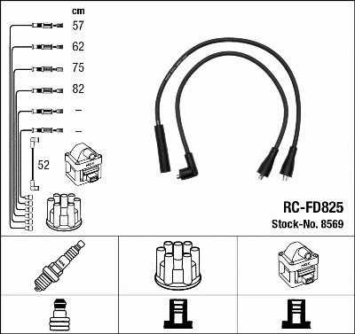 Ignition Cable Kit (8569)